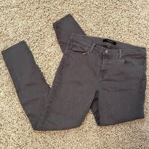 J Brand Super Skinny Gray Jean Size 31